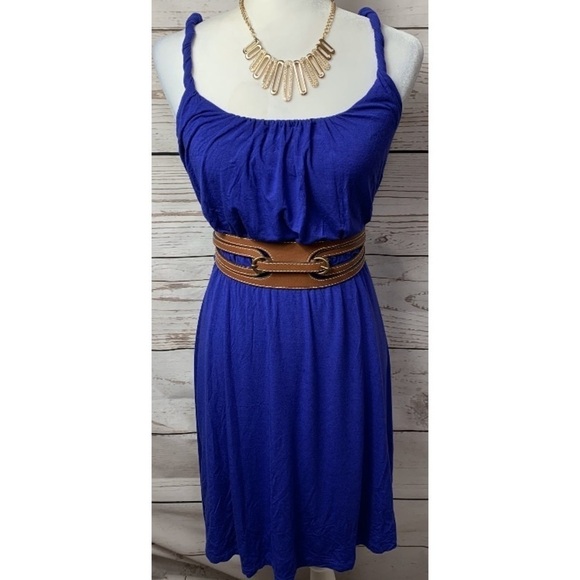 EUC Loft Royal Blue Rope Dress - Picture 1 of 6
